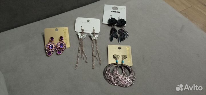 Серьги бижутерия