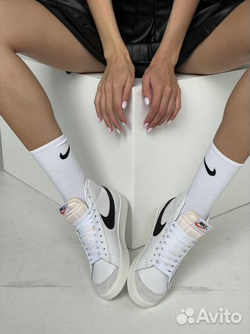 Кроссовки Nike Blazer Mid '77 Vintage White-Black