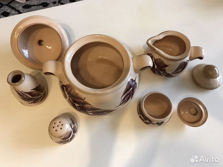 Набор глиняной посуды 9 предметов