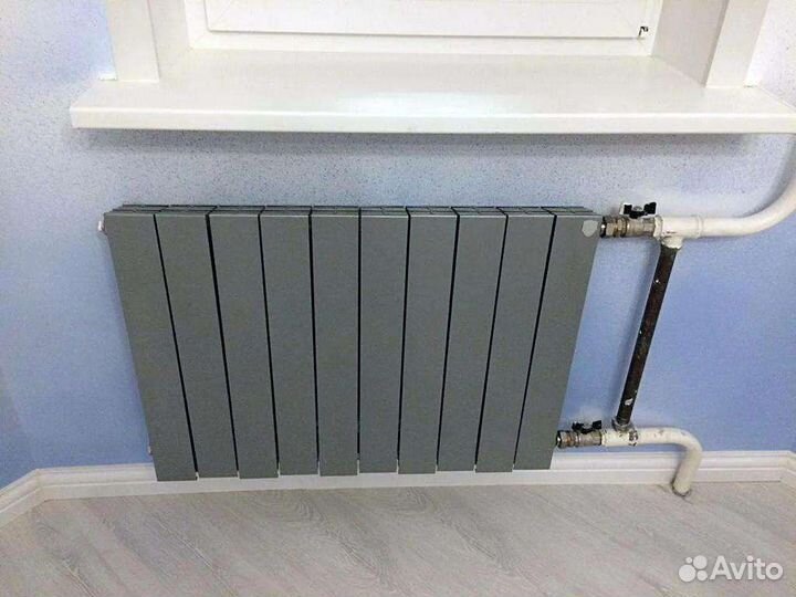 Замена радиаторов отопления. Сварочные работы