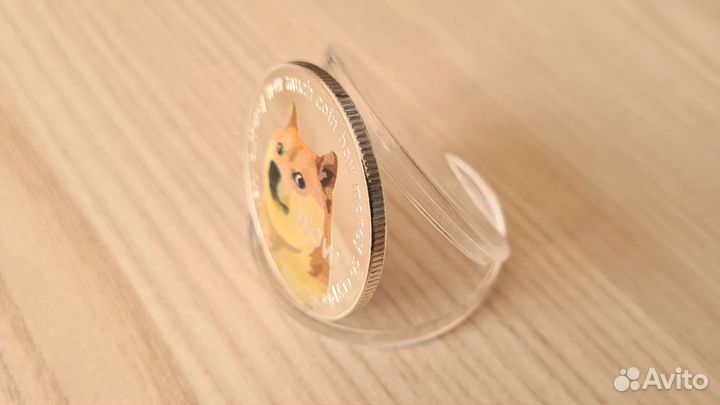Новая Коллекционная монета Dogeсoin Silver