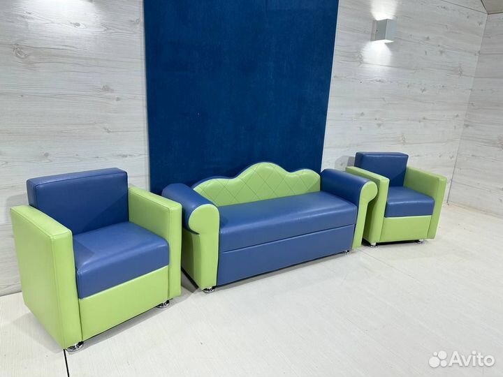 Диван и кресла для детского садика