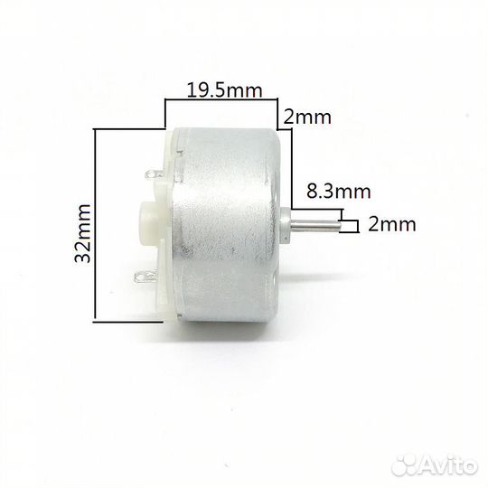 Двигатель 3-9Вольт RF-500TB-14415
