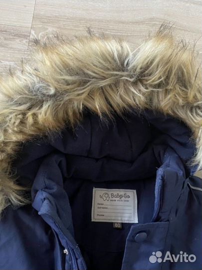 Зимний комбинезон для мальчика 80 baby go