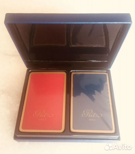 Карты сувенирные золотые Hotel Ritz