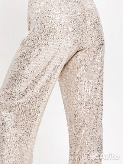 Брюки с пайетками