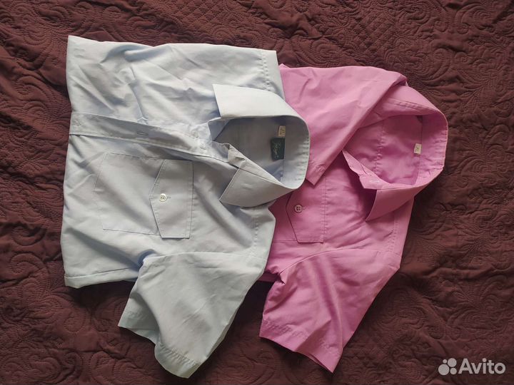 Рубашка школьная для мальчика 122 128