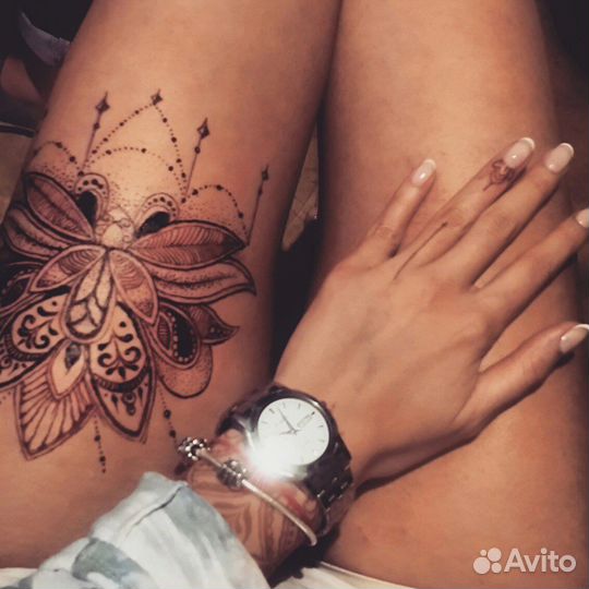 Мехенди хной