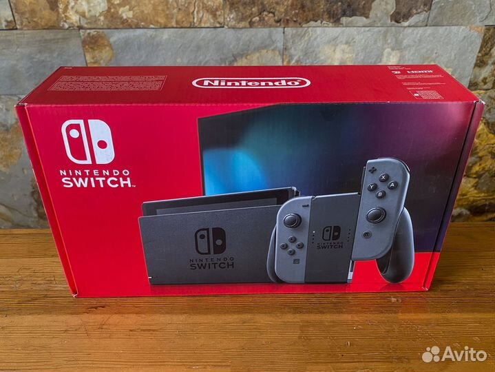 Nintendo switch Gray (вторая ревизия)