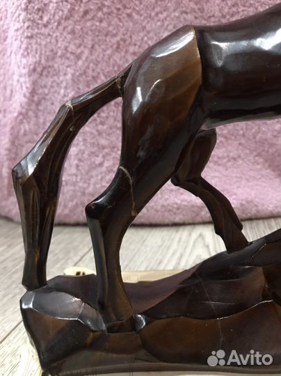Статуэтка конь из дерева СССР