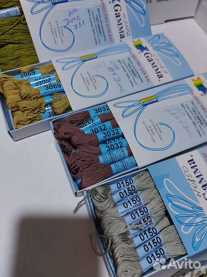 Нитки для вышики Gamma