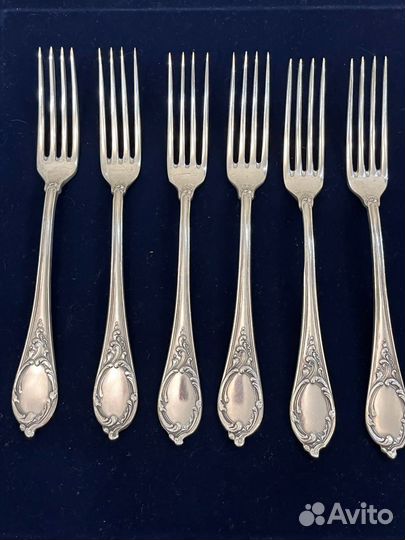 Столовые приборы мельхиор СССР Фаберже