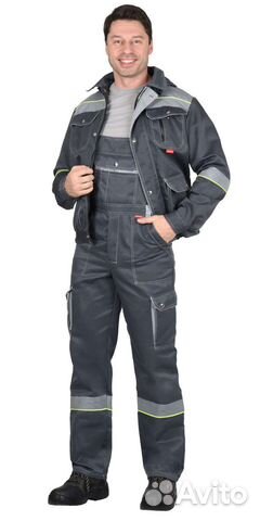 Костюм рабочий титан серый