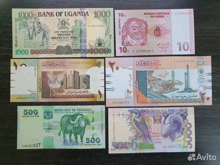Банкноты - Африка - UNC / отличное состояние