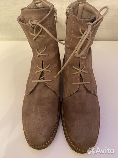 Ботинки замшевые женские