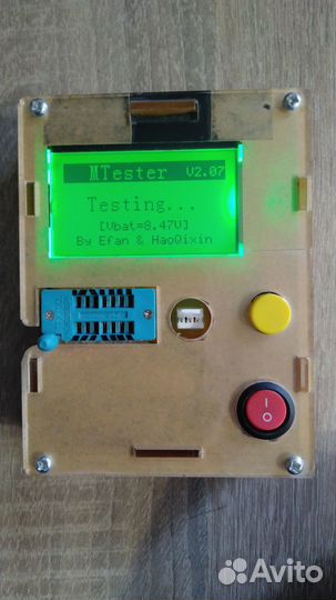 Транзистор-тестер LCR в корпусе