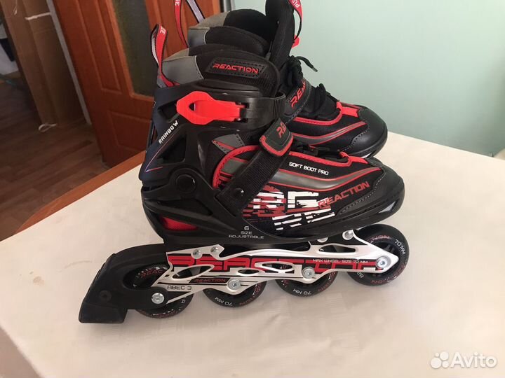 Роликовые коньки раздвижные 31-36 р