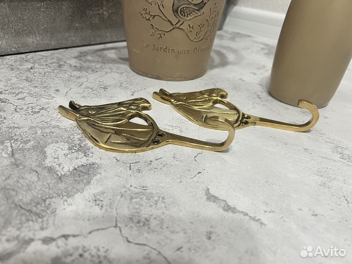 Крючки вешалки Лошадь из Латуни