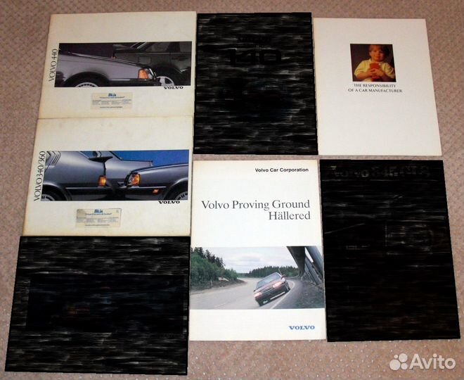 Volvo рекламные каталоги брошюры журналы