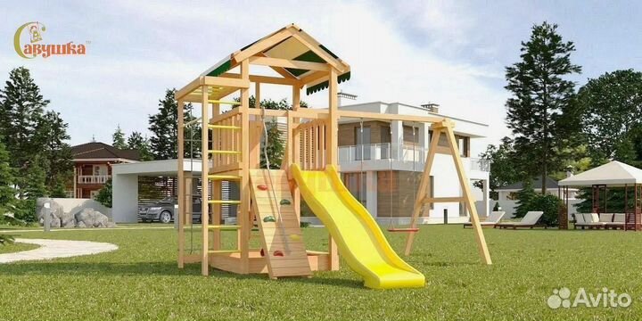 Детская площадка двое качелей Савушка Мастер 5