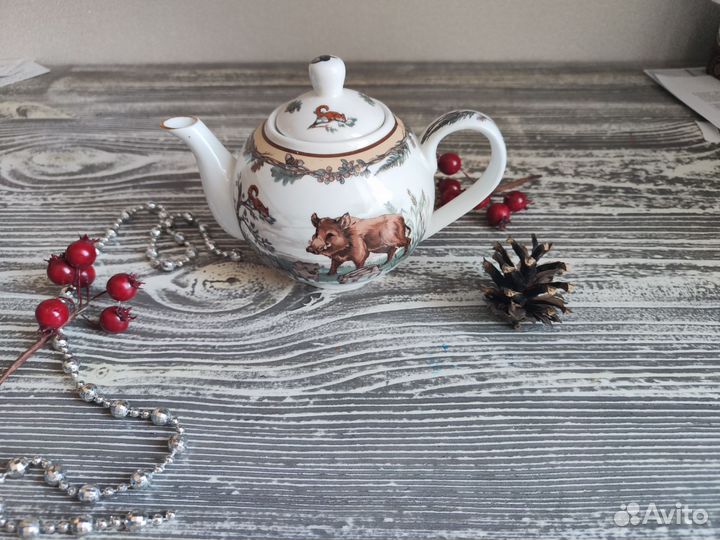 Чайник заварочный фарфоровый