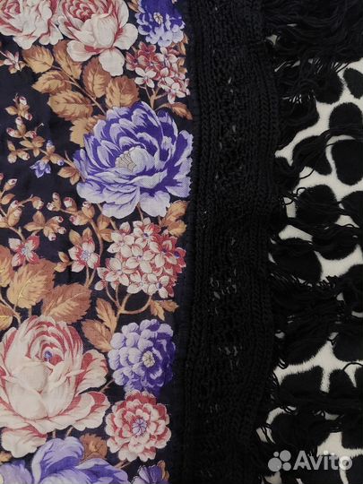 Павловопосадский шерстяной платок