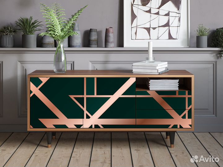 Тв-тумба T7 - Орех - Emerald Gats