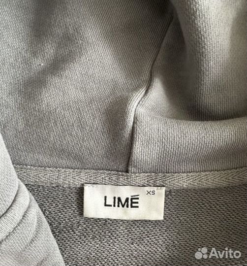 Толстовка на молнии lime