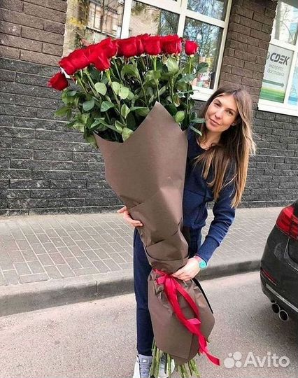 Высокие розы Гигантские розы Доставка цветов