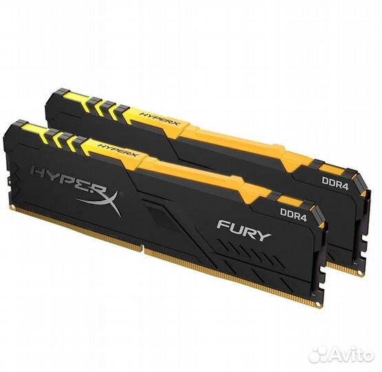 Kingston HyperX fury 32GB DDR4 RGB (3600мгц)