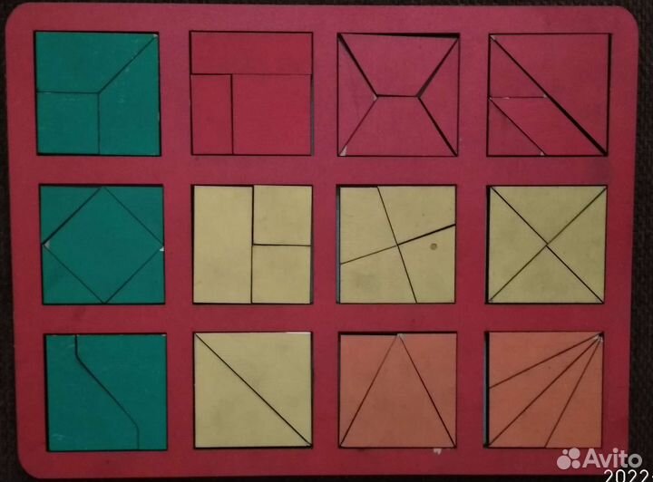 Сложи квадрат. Методика Никитина 1 и 2. Монтессори