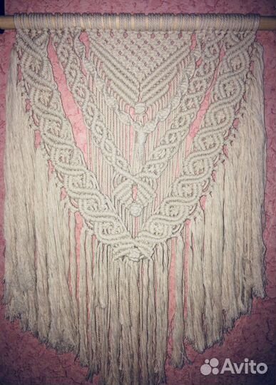 Макраме панно в стиле бохо