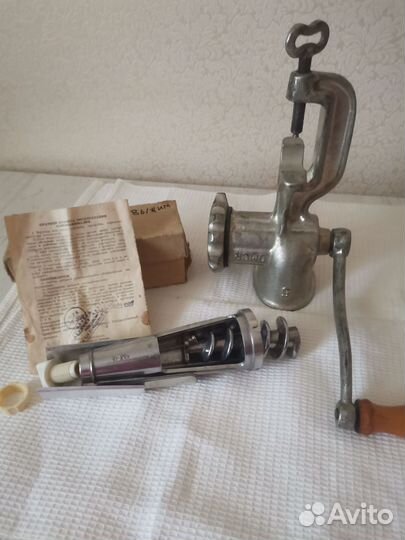 Вафельница СССР,мясорубка с насадкой