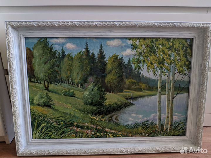 Картина маслом на холсте, пейзаж