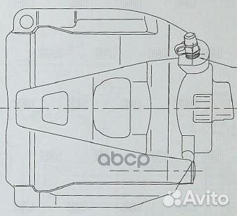 Суппорт торм. для а/м Audi Q3 (11) /VW Tiguan