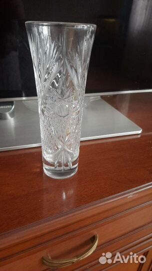 Ваза хрустальная СССР и чехословацкая