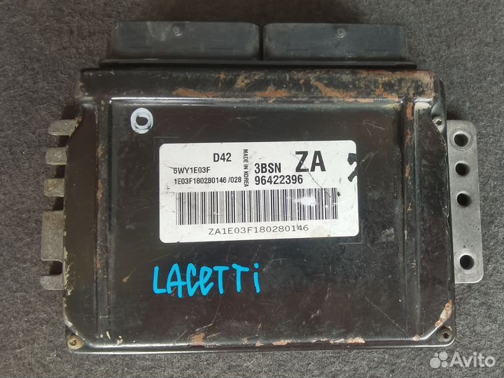 Блок управления двигателем chevrolet lacetti 1.6