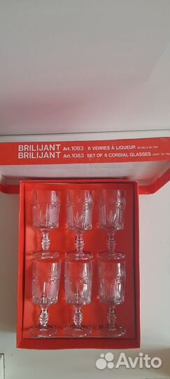 Рюмки для ликера югославский хрусталь
