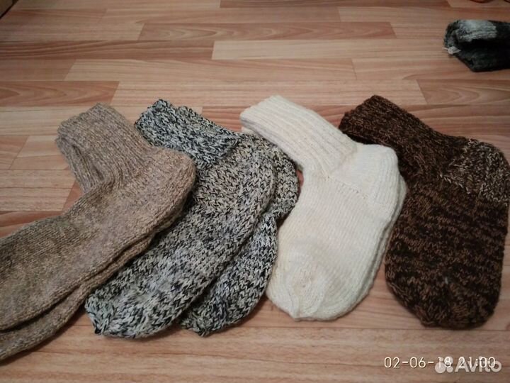 Шерстяные носки
