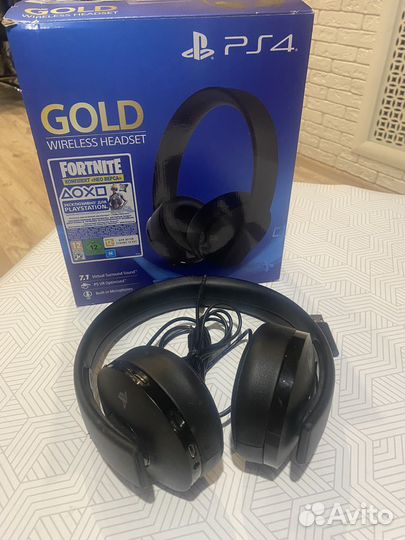 Беспроводные наушники sony wireless headset gold