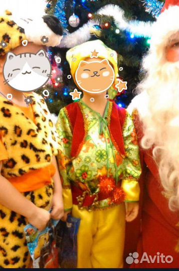 Карнавальный новогодний костюм гномика р-р 28