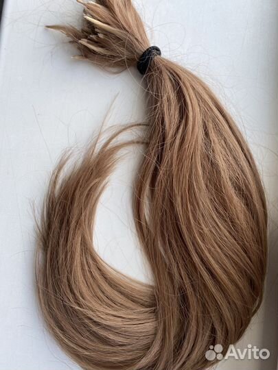 Волосы для наращивания 55 см русый