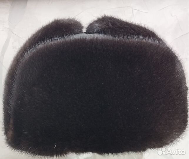 Норковая шапка мужская ушанка