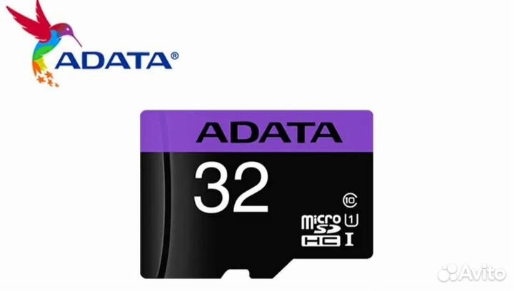Карта памяти microsdhc UHS-I adata 10 class