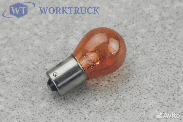 12658 Лампа PY21W chrysler 12V 21W жёлтая Скания