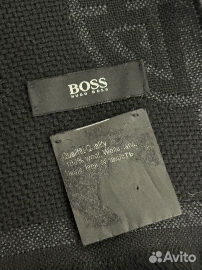 Шарф мужской шерстяной Hugo Boss