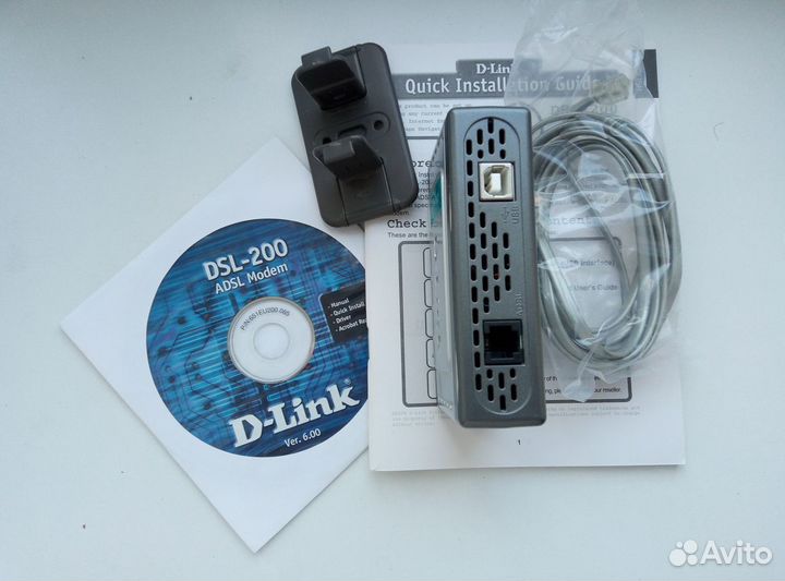 Цена за два модема DSL-200 и аdsl-500T