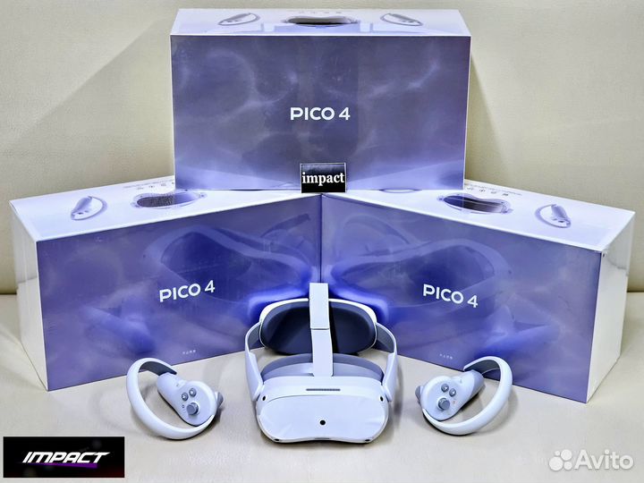 Pico 4 комплект с аксессуарами (прошивка, игры)