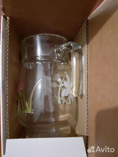 Новый набор стаканов с графином Luminarc