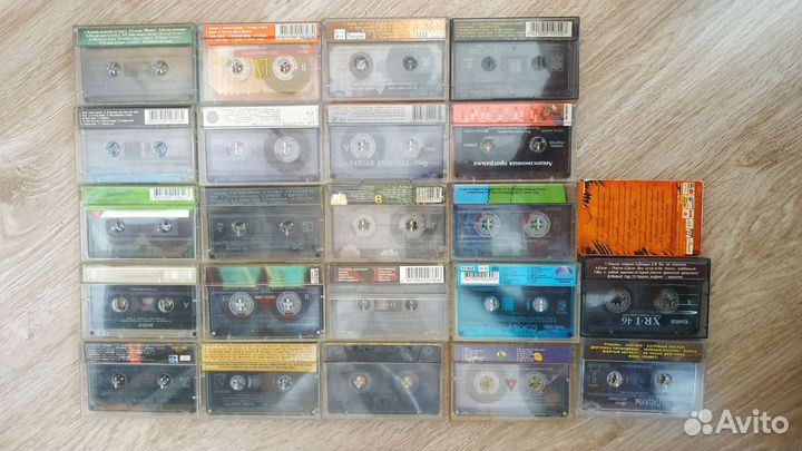 Аудиокассеты со студийными записями (за всё)